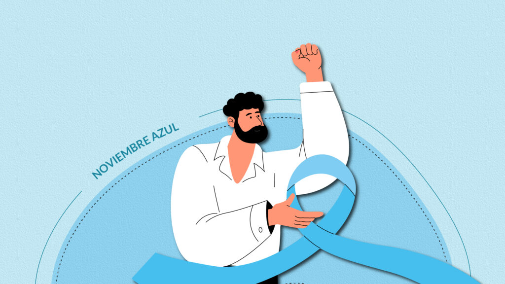 Médico realizando control urológico preventivo para la detección temprana del cáncer de próstata en pacientes adultos.